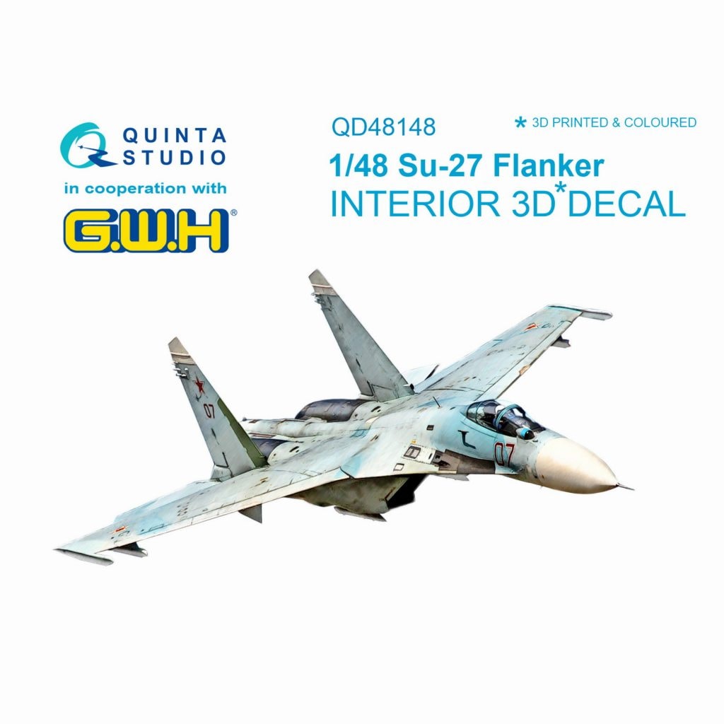 QD48148 1/48 スホーイ Su-27 フランカー 内装3Dデカール (グレート