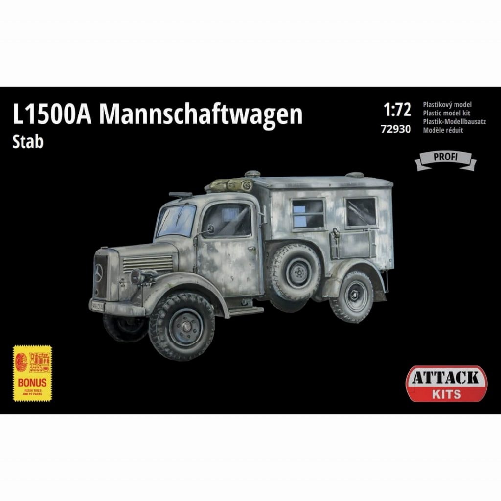 72930 1/72 WWII ドイツ L1500A 4x4トラック 司令部輸送車|第二次大戦のAFVモデル|AFV