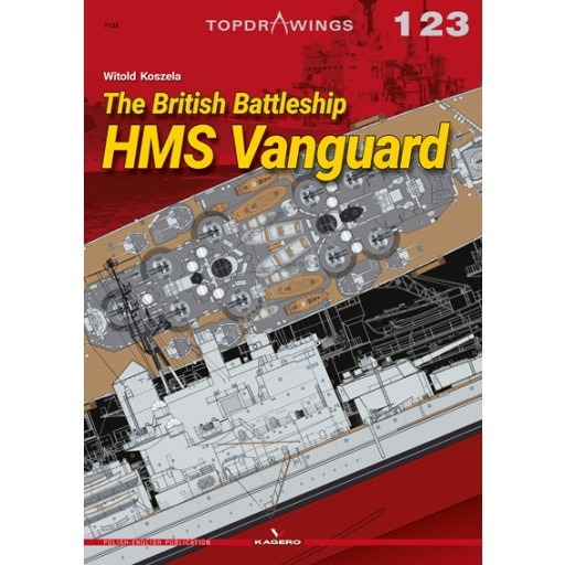 TOPDRAWINGS 7123 イギリス海軍 戦艦 ヴァンガード|洋書|書籍＆DVD