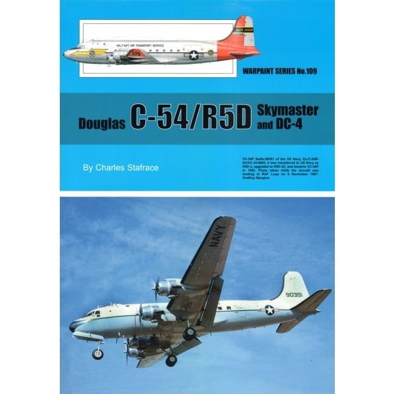 【再入荷】No.109 ダグラス C-54/R5D スカイマスター & DC-4|洋書|書籍＆DVD