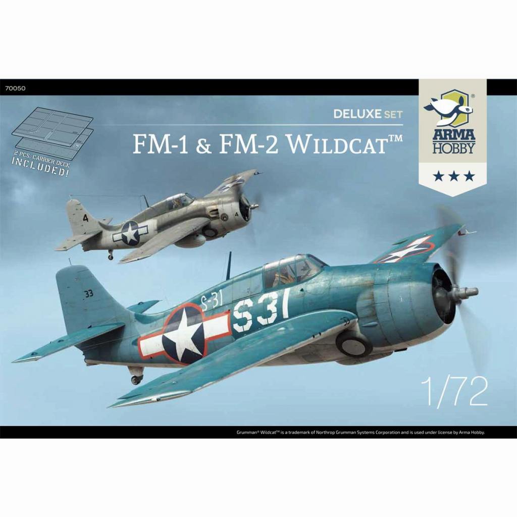 70050 1/72 FM-1 & FM-2 ワイルドキャット デュアルコンボ デラックスセット|第二次大戦の飛行機モデル|飛行機