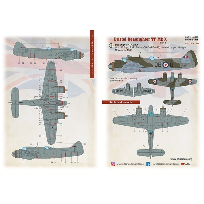 〈新品未使用〉ブリストルボーファイターTF.Mk.X TAMIYA タミヤ 1/48 傑作機シリーズ ブリストル・ボーファイター TF.Mk