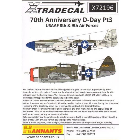 X72196 Dデイ 70周年記念 Pt.3 アメリカ第8空軍/アメリカ第9空軍