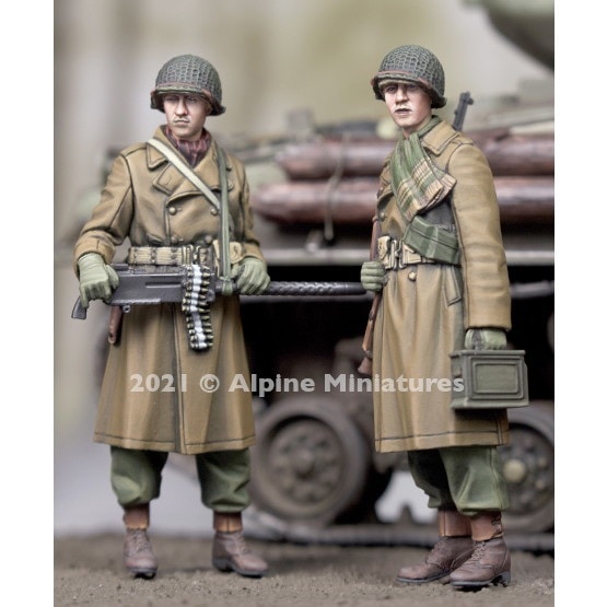 35295 1/35 WWIIアメリカ陸軍M1919MG射撃チーム 冬|第二次大戦のフィギュア|フィギュア