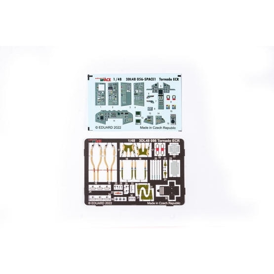 3DL48056 トーネード ECR 「スペース」内装3Dデカール w/ エッチングパーツセット (エデュアルド/レベル用)|飛行機用パーツ|飛行機