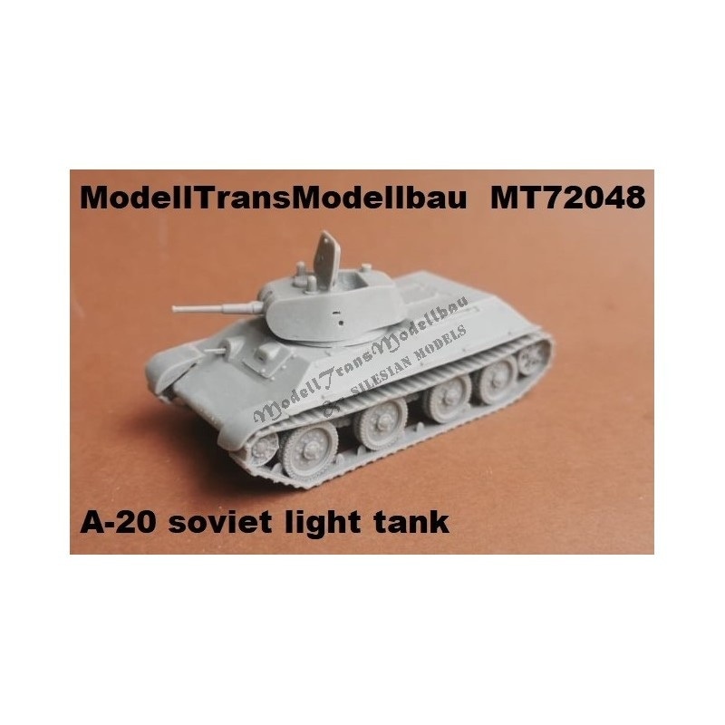 MT72048 ソビエト A-20 軽戦車 | モデルトランスモデルバウ Modell