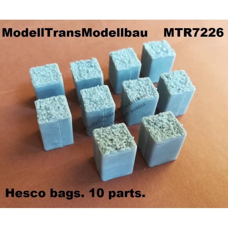 MTR7226 ヘスコ防壁 10個セット | モデルトランスモデルバウ