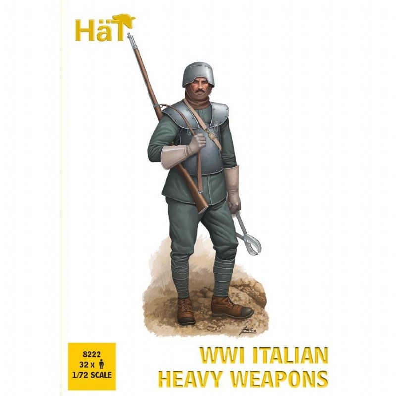 8222 WWI イタリア歩兵 重火器 | ハット HaT Industrie | フィギュア