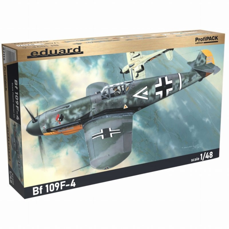 82114 1/48 メッサーシュミット Bf109F-4 プロフィパック|第二次大戦の飛行機モデル|飛行機