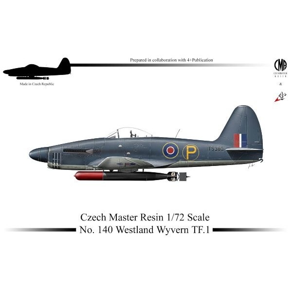 72-140 1/72 ウェストランド ワイバーン TF.1 | CMR | 飛行機,第