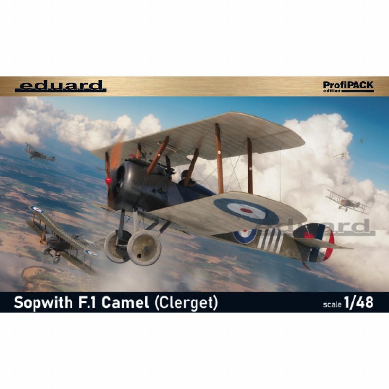 82172 1/48 ソッピース F.1 キャメル (クレルジェエンジン)プロフィパック|第一次大戦以前の飛行機モデル|飛行機