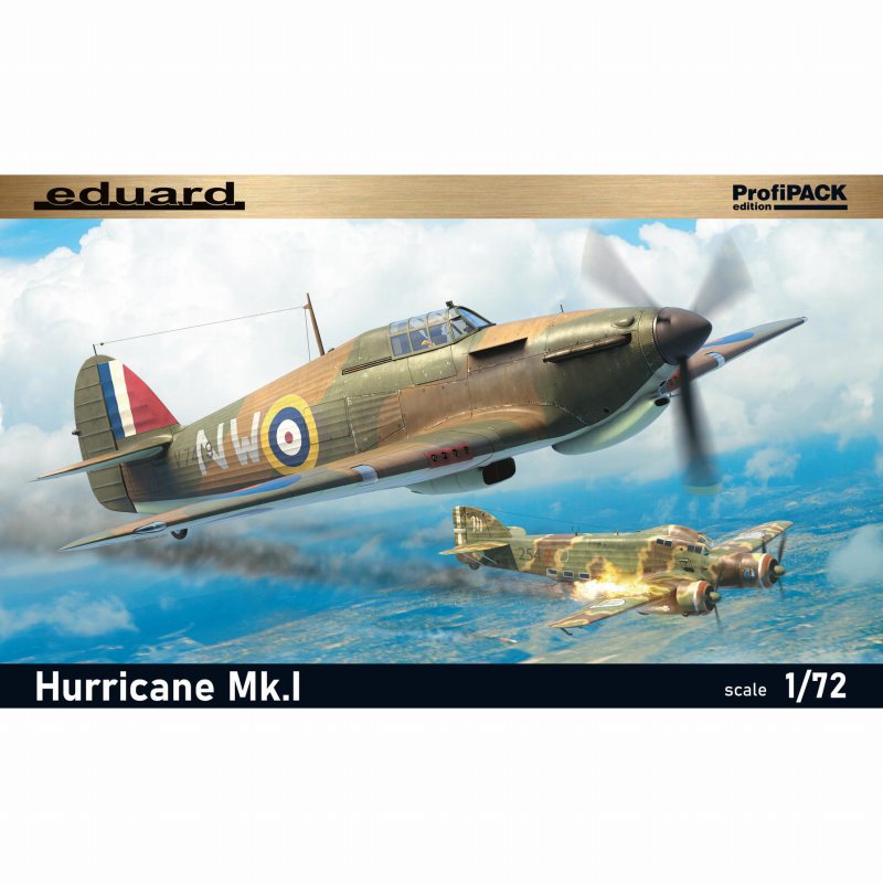 7099 1/72 ハリケーン Mk.I プロフィパック|第二次大戦の飛行機モデル|飛行機