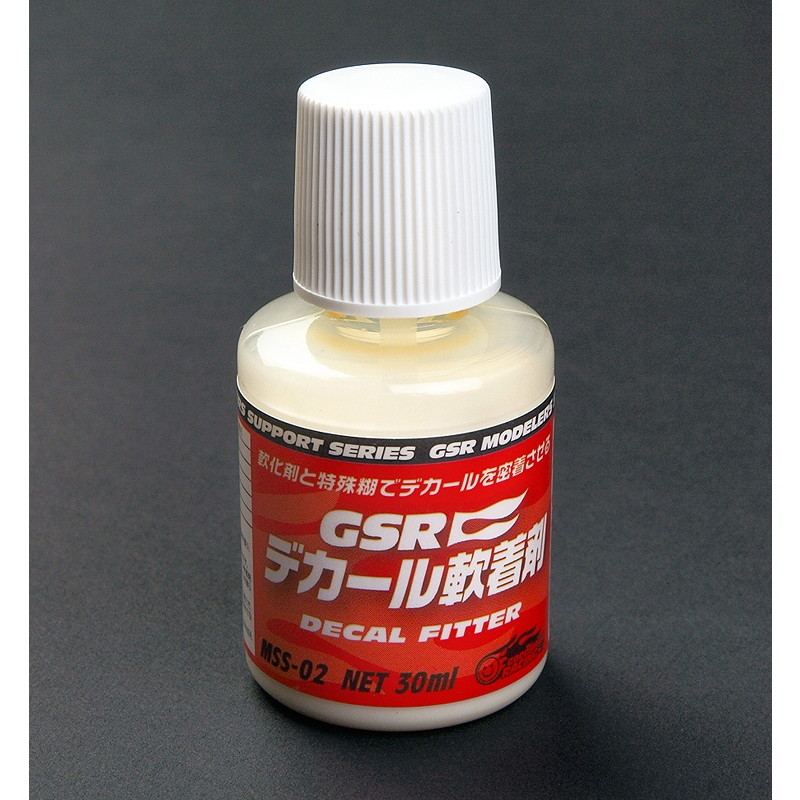 MSS-02 GSR デカール軟着剤 30ml|接着／造形／塗装用品|ツール＆マテリアル