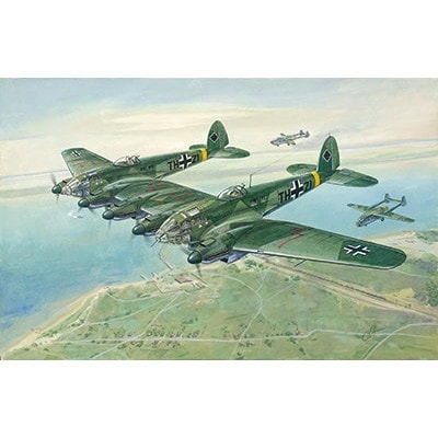 346 ハインケル He111Z-1 グライダー曳航双胴輸送機|第二次大戦の飛行機モデル|飛行機