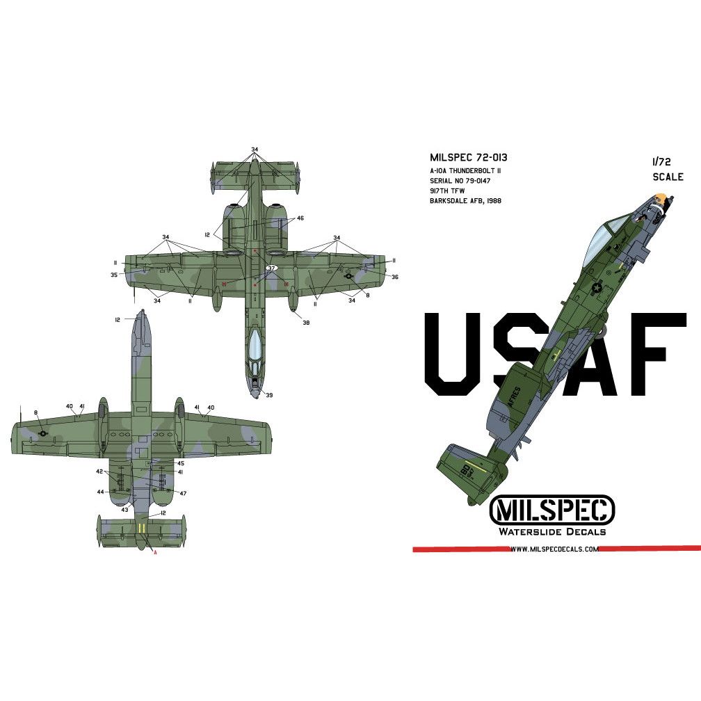 48-013 �ե������㥤��� A-10A ��������ܥ��II 917th TFW