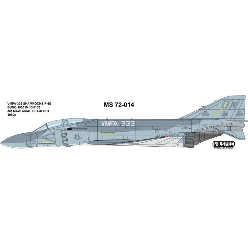 72-014 マクドネル・ダグラス F-4S ファントムII VMFA-333 シャム
