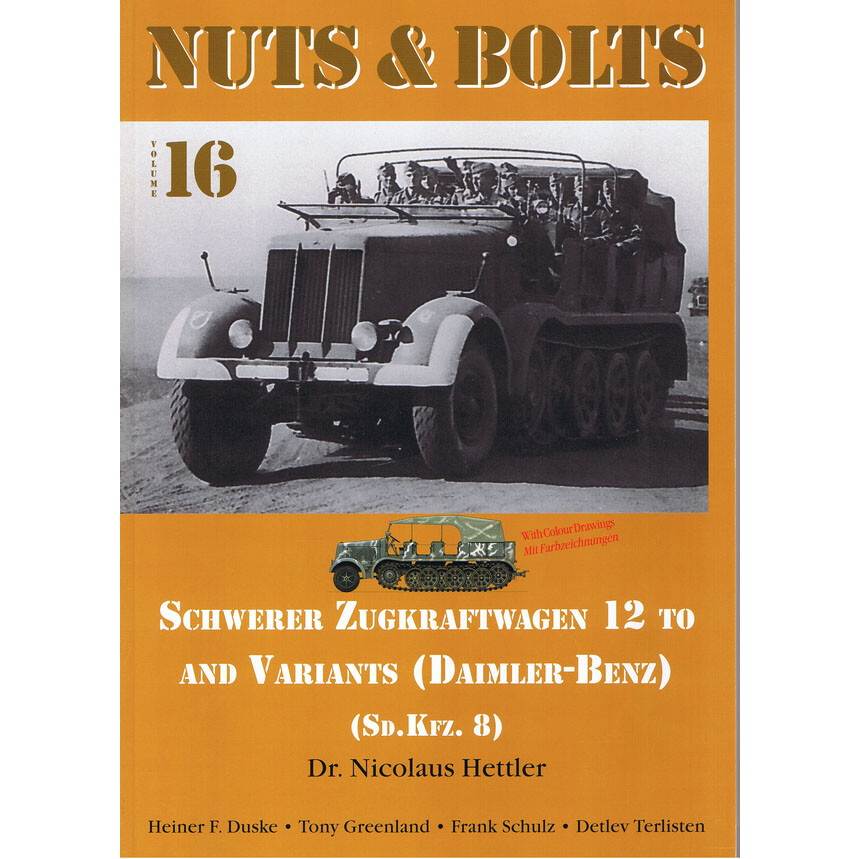 NB16 Sd.kfz.8 12tハーフトラック&バリエーション|洋書|書籍＆DVD