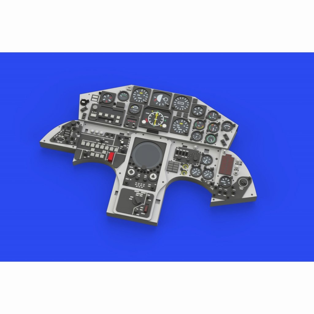 ルック644142 1/48 ロッキード F-104 ASA/M スターファイター 「ルック」計器板 (キネティック用)|飛行機用パーツ|飛行機