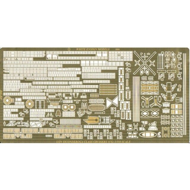 3552 タイコンデロガ級巡洋艦用 ディテールアップ エッチングパーツ