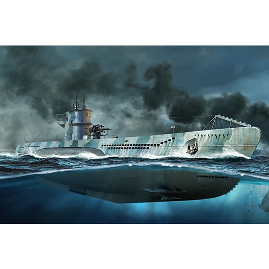 05912 1/144 ドイツ海軍 UボートVIIC型|第二次大戦の艦船モデル|艦船