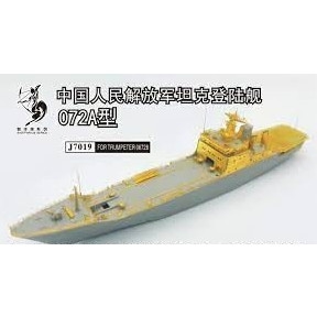 J7019 中国人民解放軍海軍 072A型大型揚陸艦 エッチングパーツ|艦船用パーツ|艦船