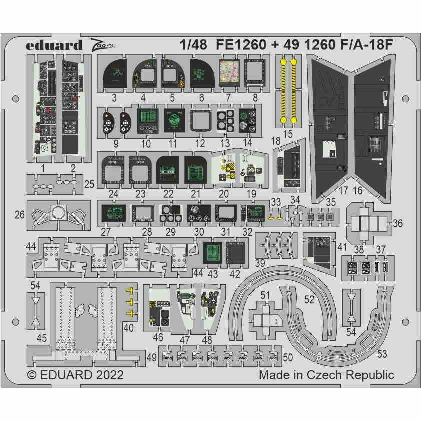 再入荷】DZ48004 1/48 F/A-18A ホーネット 排気ノズル クローズ