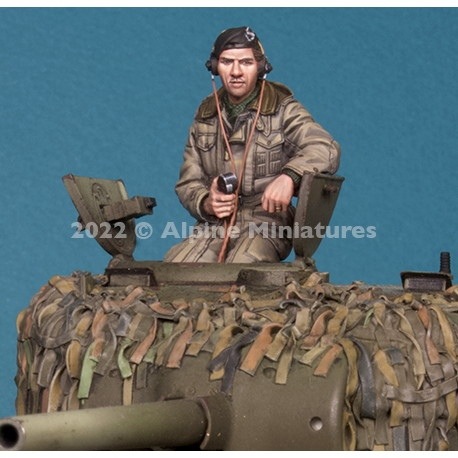 35298 1/35 WWII イギリス陸軍戦車長セット 冬支度の英戦車長(2