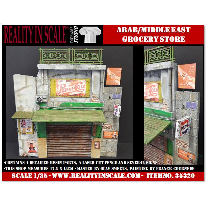 35320 1/35 アラブ/中東の食料品店　|建物／情景用パーツ|フィギュア