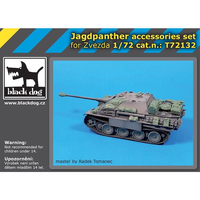 T72132 1/72 ヤークトパンター用 アクセサリーセット (ズベズダ用)|AFV用パーツ|AFV
