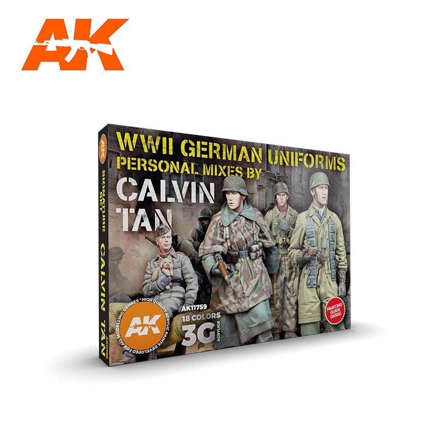 再入荷】AK11759 WWII ジャーマンユニフォーム18色セット by カルビン