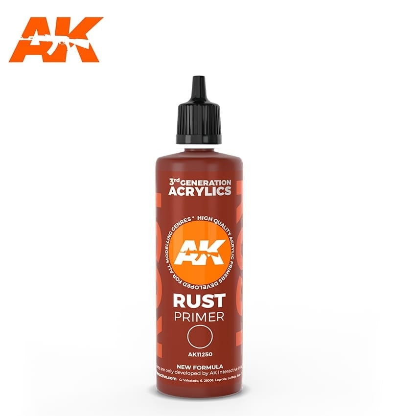 AK11250 ラスト・プライマー 100ml【AKアクリル3G (サードジェネレーション)】|塗料|ツール＆マテリアル