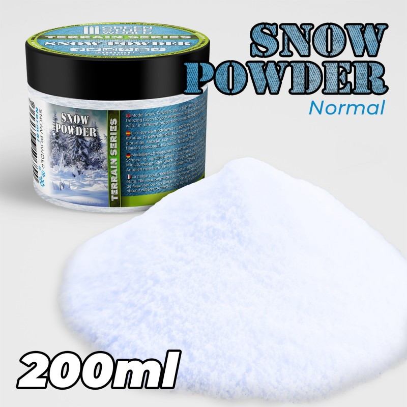 【再入荷】GSWD-11189 ジオラマ素材 リアルスノーパウダー 新雪用(200ml)|素材|ツール＆マテリアル