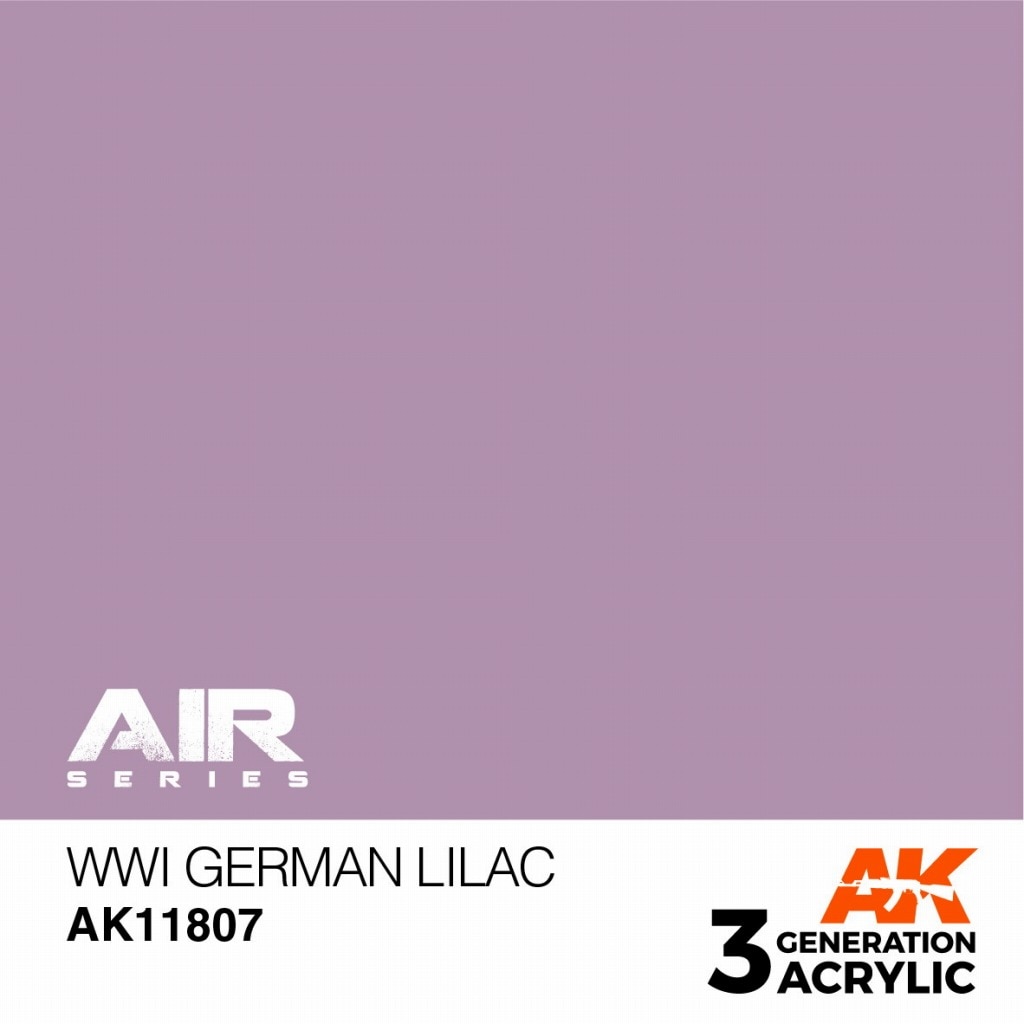 AK11807 WWI ジャーマンライラック【AKアクリル3G AIR (サードジェネレーション)】|塗料|ツール＆マテリアル