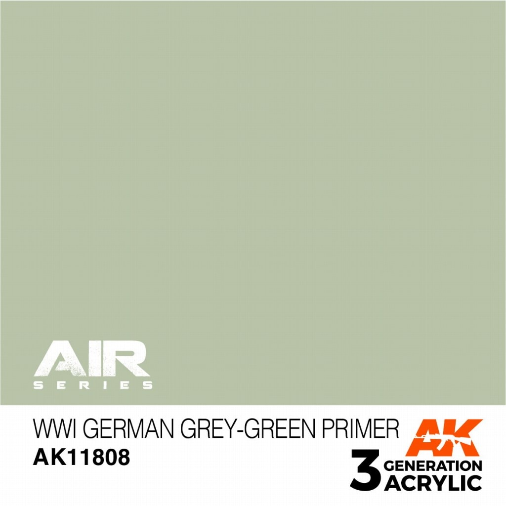 AK11808 WWI ジャーマングレーグリーンプライマー【AKアクリル3G AIR (サードジェネレーション)】|塗料|ツール＆マテリアル