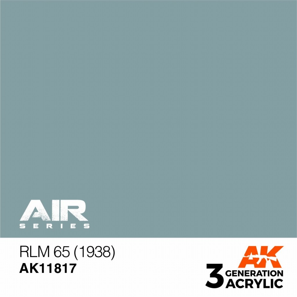 AK11817 RLM 65 (1938) 【AKアクリル3G AIR (サードジェネレーション)】|塗料|ツール＆マテリアル