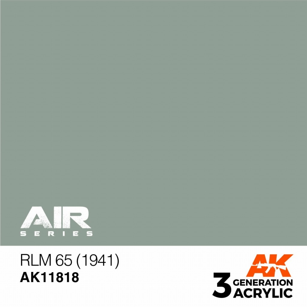 AK11818 RLM 65 (1941) 【AKアクリル3G AIR (サードジェネレーション)】|塗料|ツール＆マテリアル