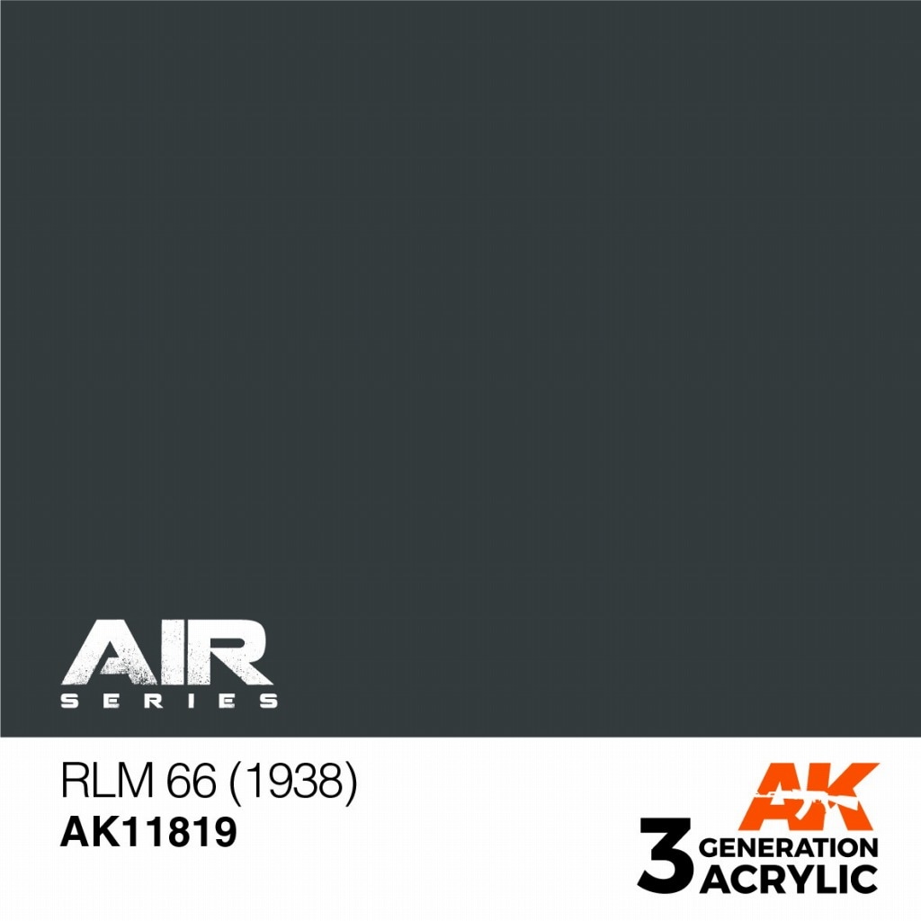 AK11819 RLM 66 (1938) 【AKアクリル3G AIR (サードジェネレーション)】|塗料|ツール＆マテリアル