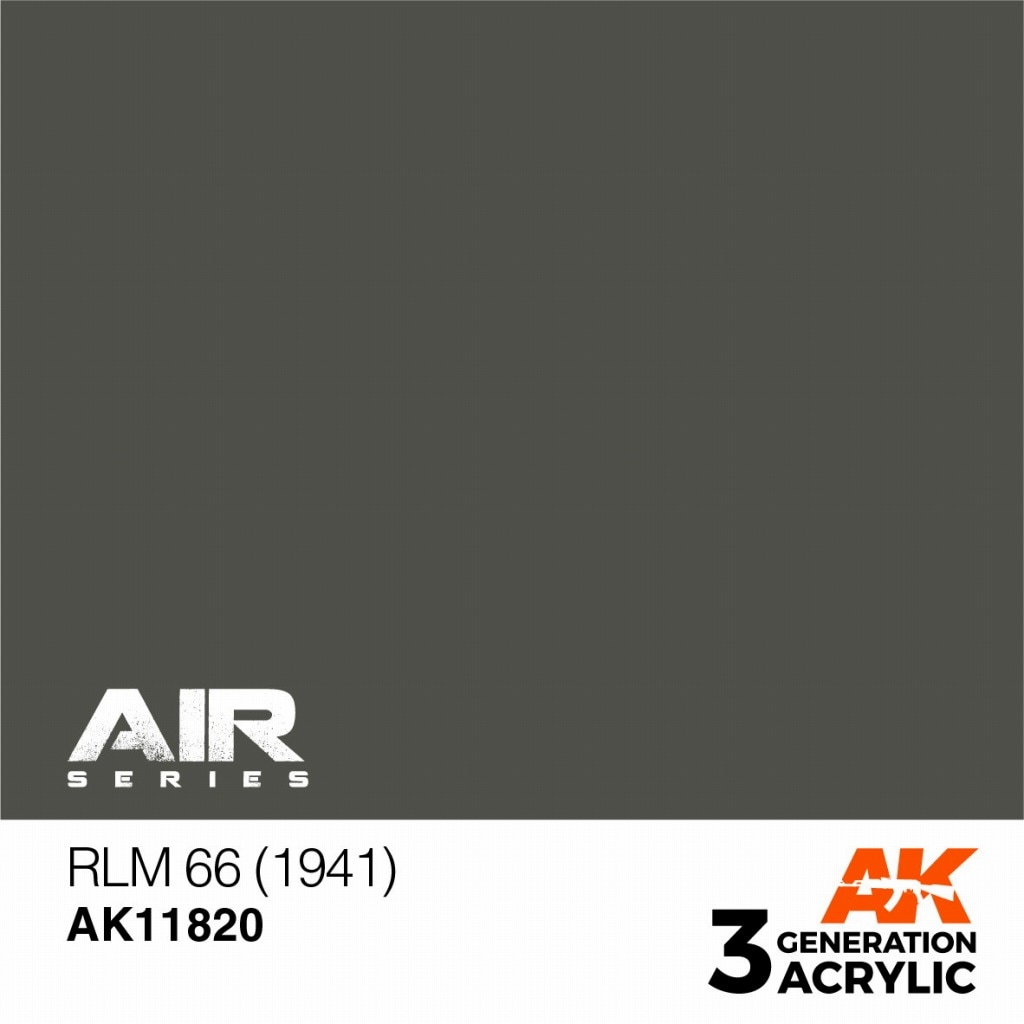 AK11820 RLM 66 (1941) 【AKアクリル3G AIR (サードジェネレーション)】|塗料|ツール＆マテリアル