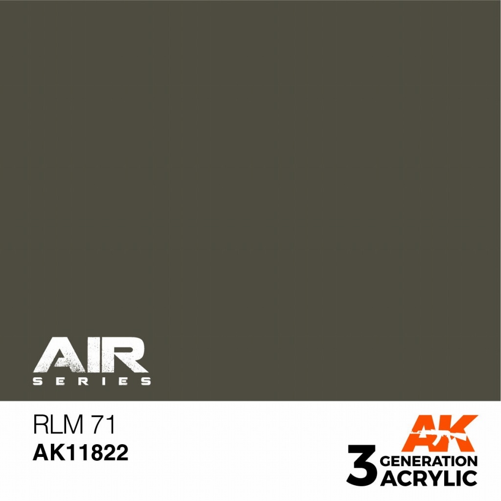 AK11822 RLM 71 【AKアクリル3G AIR (サードジェネレーション)】|塗料|ツール＆マテリアル