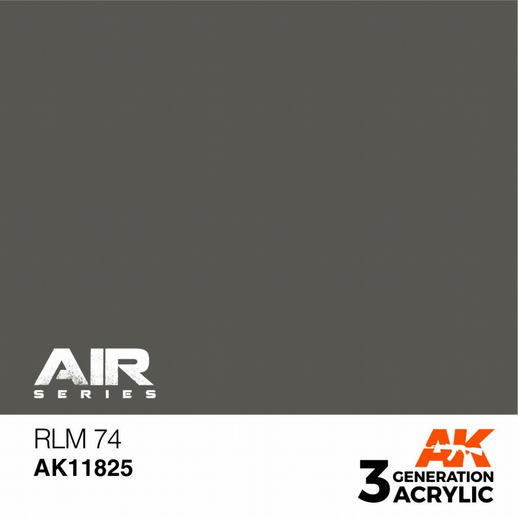 AK11825 RLM 74 【AKアクリル3G AIR (サードジェネレーション)】|塗料|ツール＆マテリアル