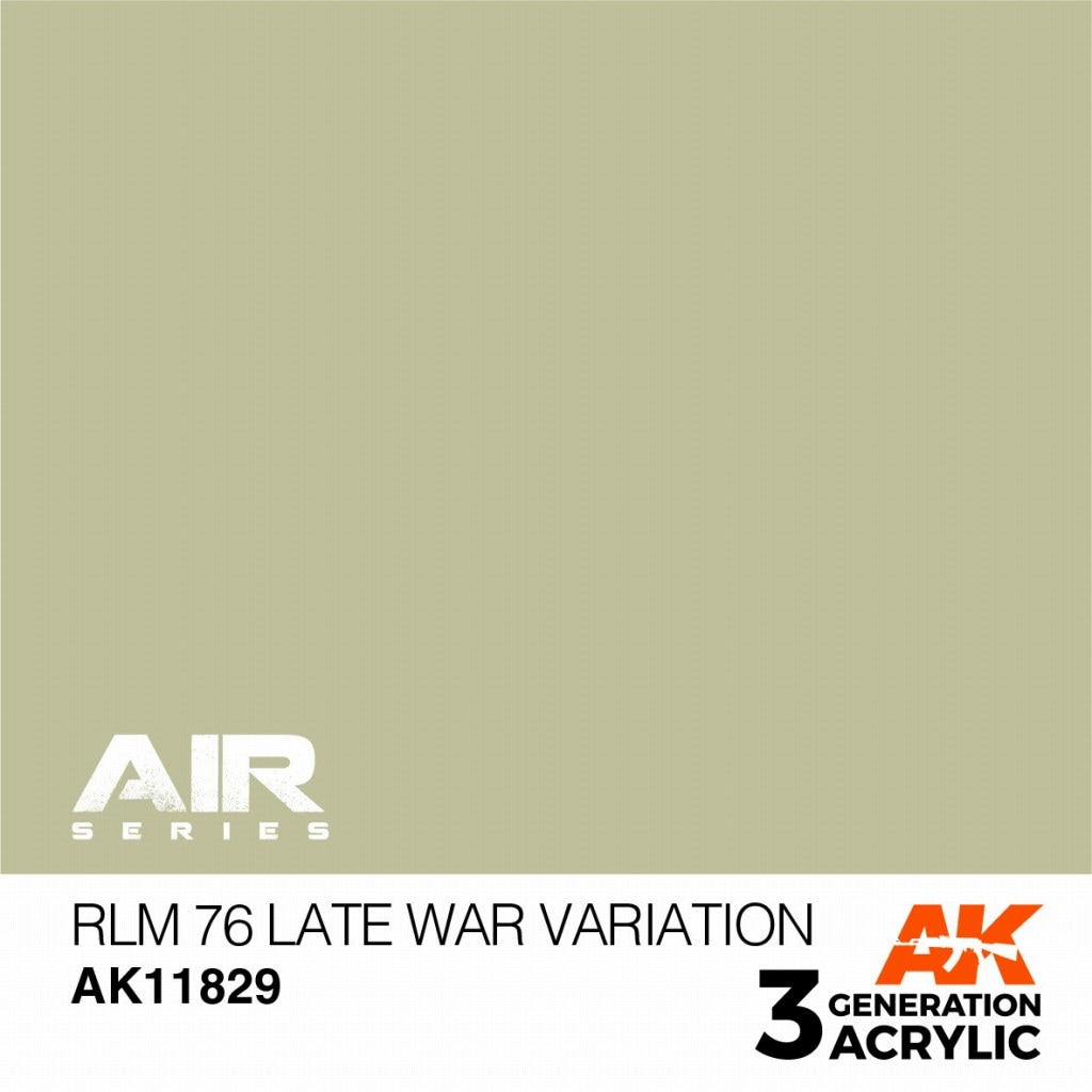 AK11829 RLM 76 後期バリエーション【AKアクリル3G AIR (サードジェネレーション)】|塗料|ツール＆マテリアル