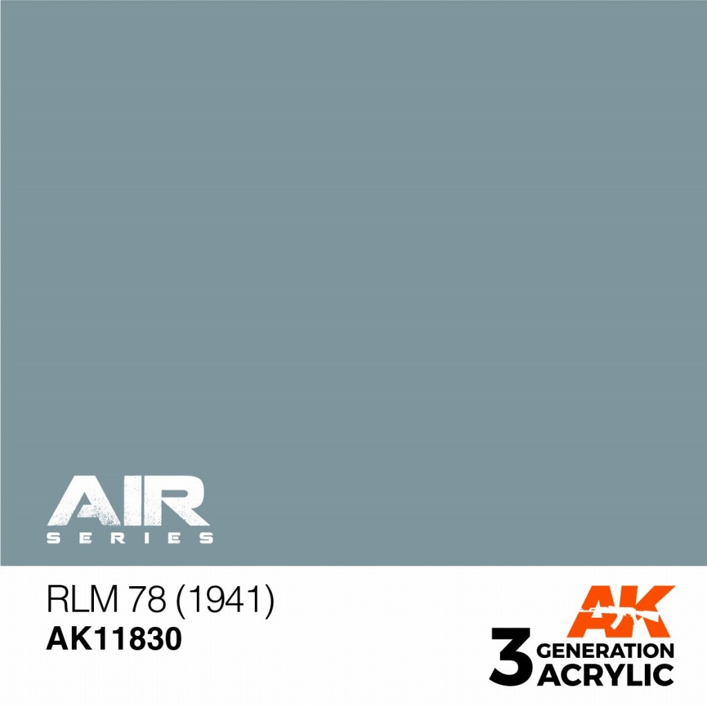AK11830 RLM 78 (1941) 【AKアクリル3G AIR (サードジェネレーション)】|塗料|ツール＆マテリアル