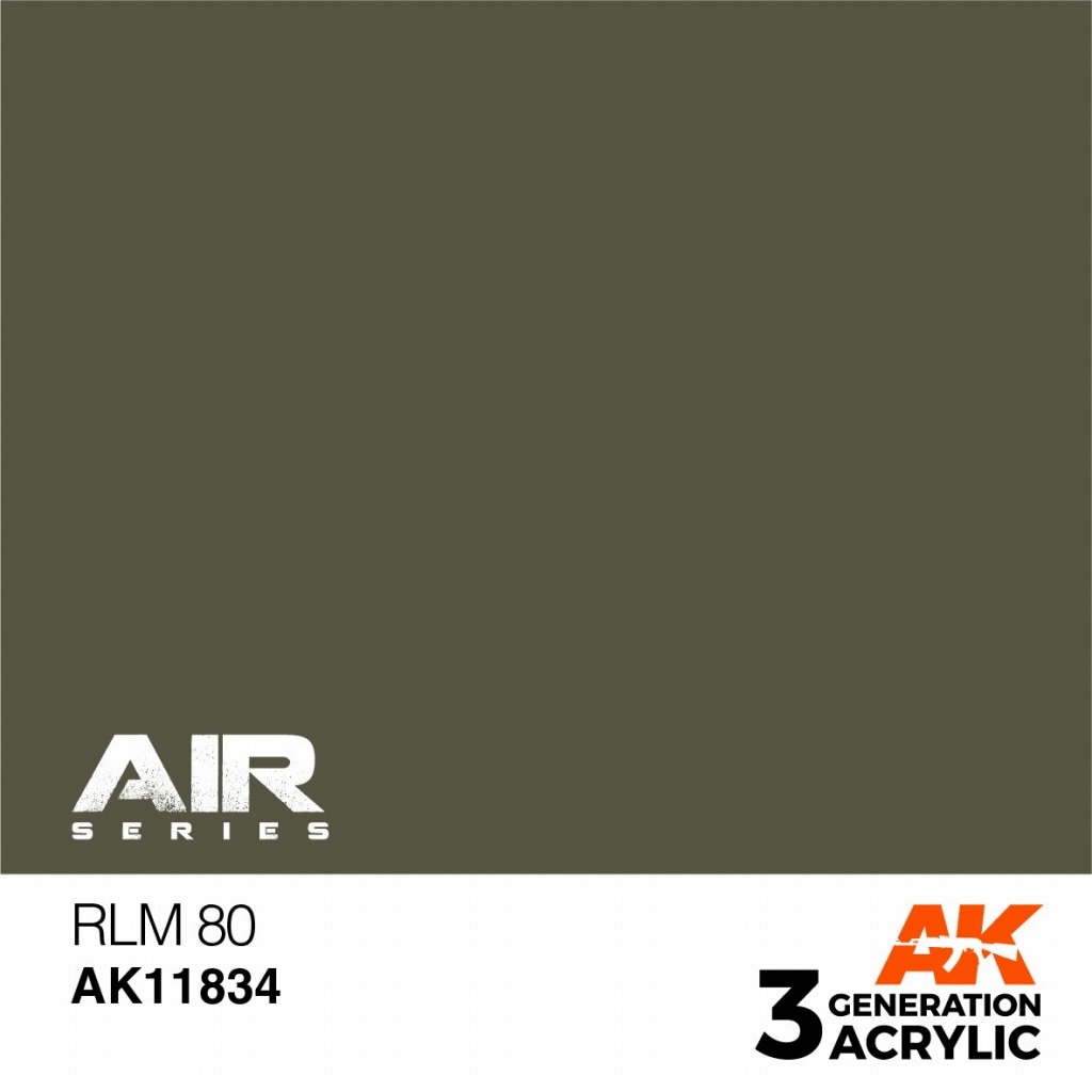 AK11834 RLM 80 【AKアクリル3G AIR (サードジェネレーション)】|塗料|ツール＆マテリアル