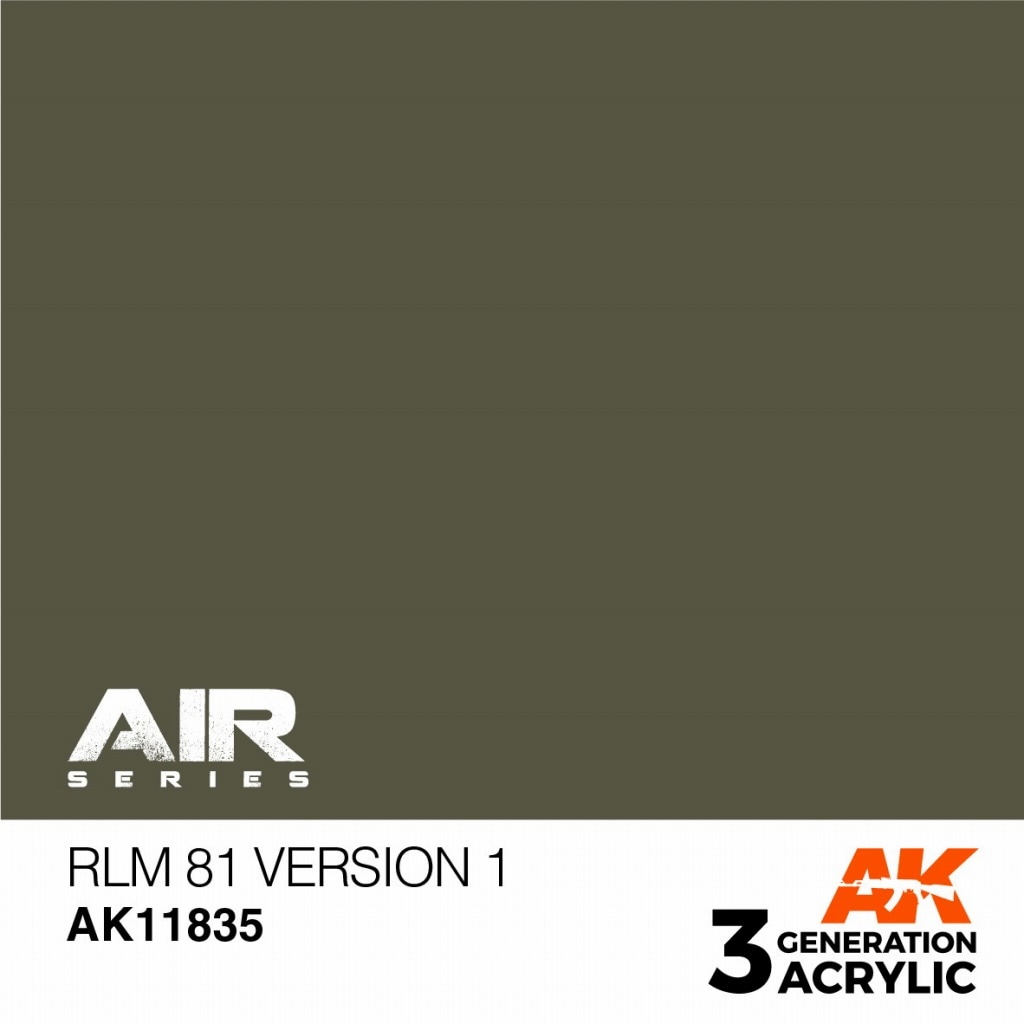 AK11835 RLM 81 Version 1 【AKアクリル3G AIR (サードジェネレーション)】|塗料|ツール＆マテリアル