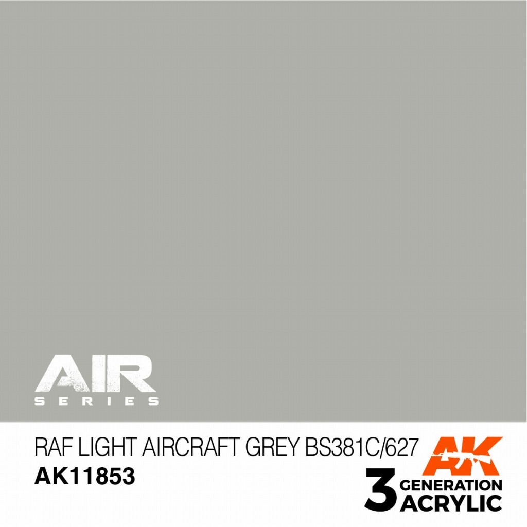 AK11853 RAFライトエアクラフトグレイ BS381C/627 【AKアクリル3G AIR (サードジェネレーション)】|塗料|ツール＆マテリアル