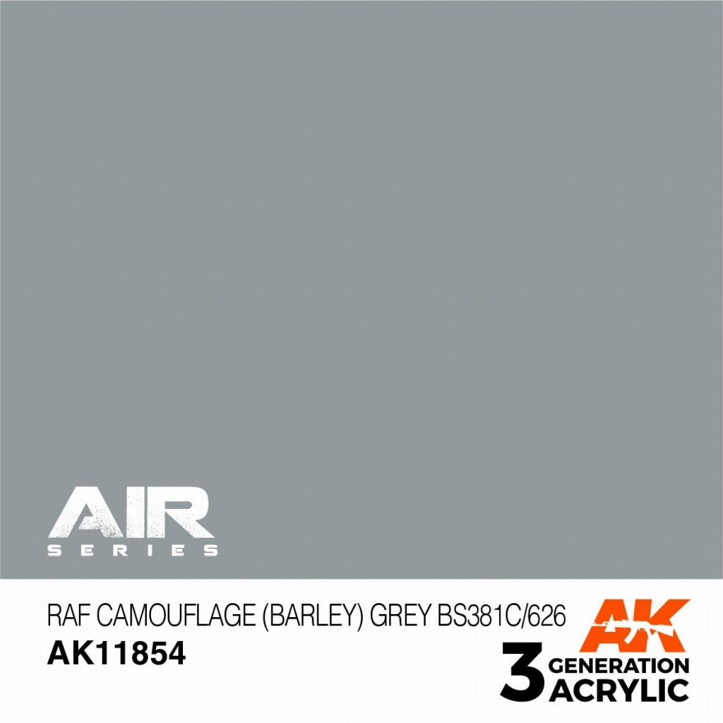 AK11854 RAF カモフラージュ(バーリー)グレイ BS381C/626 【AKアクリル3G AIR (サードジェネレーション)】|塗料|ツール＆マテリアル