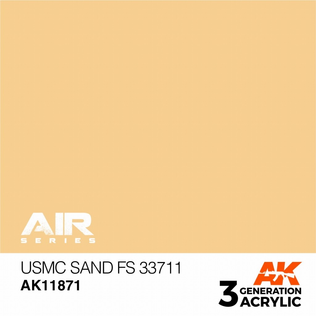 AK11871 USMCサンド FS33711 【AKアクリル3G AIR (サードジェネレーション)】|塗料|ツール＆マテリアル