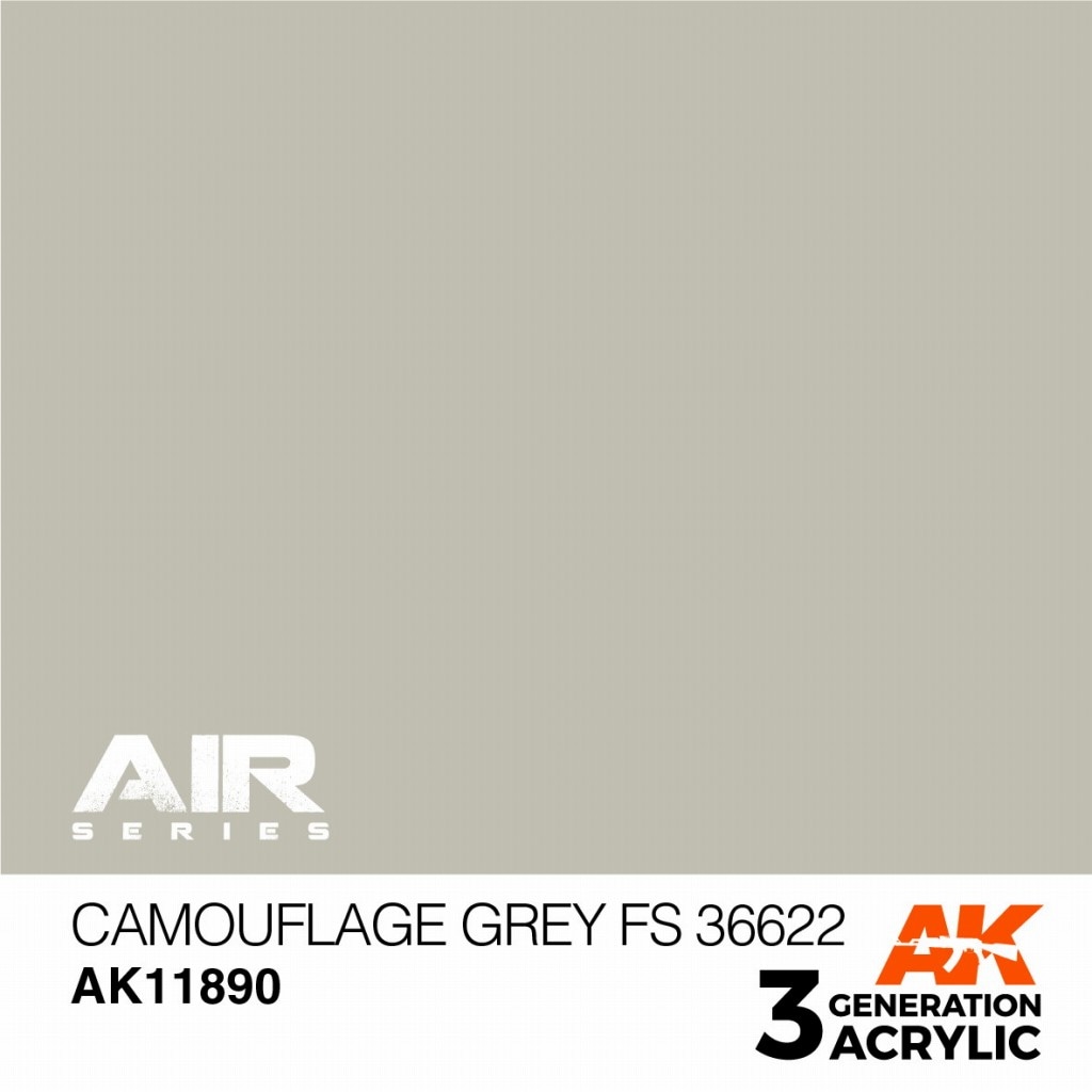 AK11890 カモフラージュグレイ FS36622 【AKアクリル3G AIR (サードジェネレーション)】|塗料|ツール＆マテリアル
