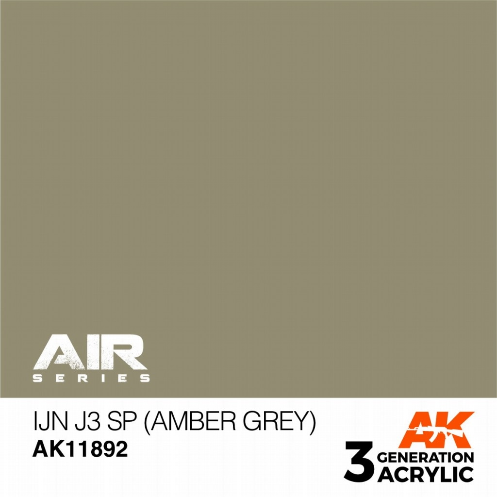 AK11891 日本海軍機 J3灰色【AKアクリル3G AIR (サード