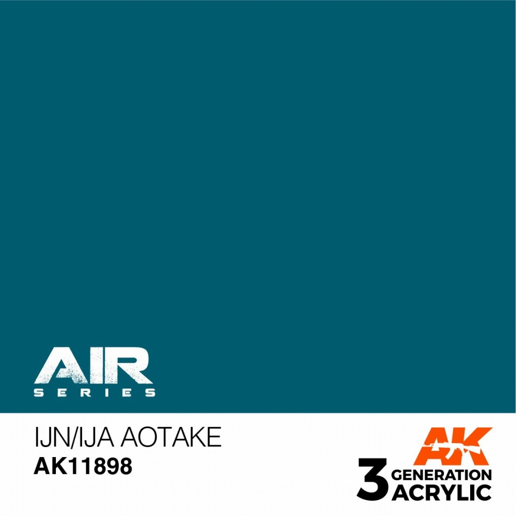 AK11898 日本海軍/陸軍機 青竹色【AKアクリル3G AIR (サードジェネレーション)】|塗料|ツール＆マテリアル